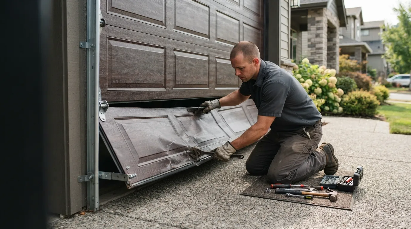 Garage Door Panel Replacement in Castle Pines Village in Greenwood Village