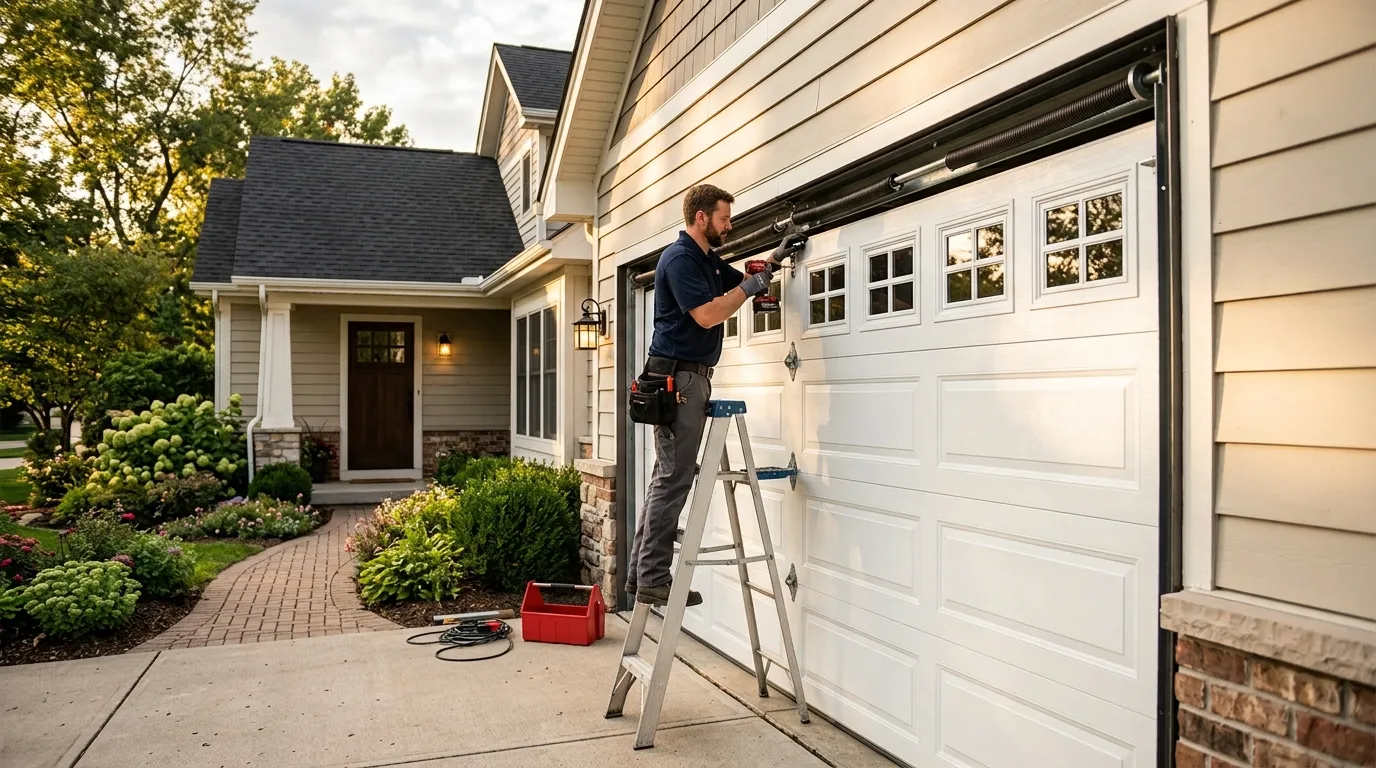 New Garage Door Installation for Applewood Homes in Greenwood Village