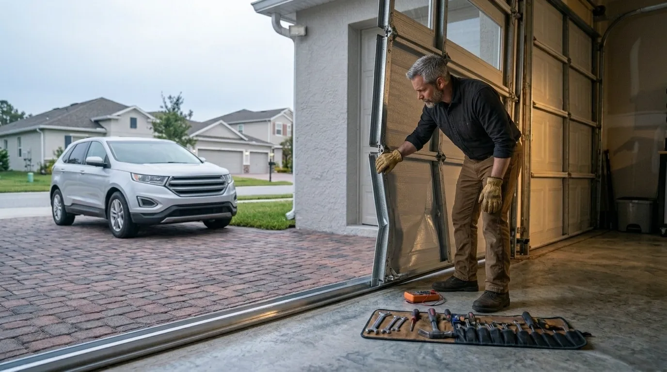 Off-Track Repair for Cherry Hills Village Doors in Greenwood Village