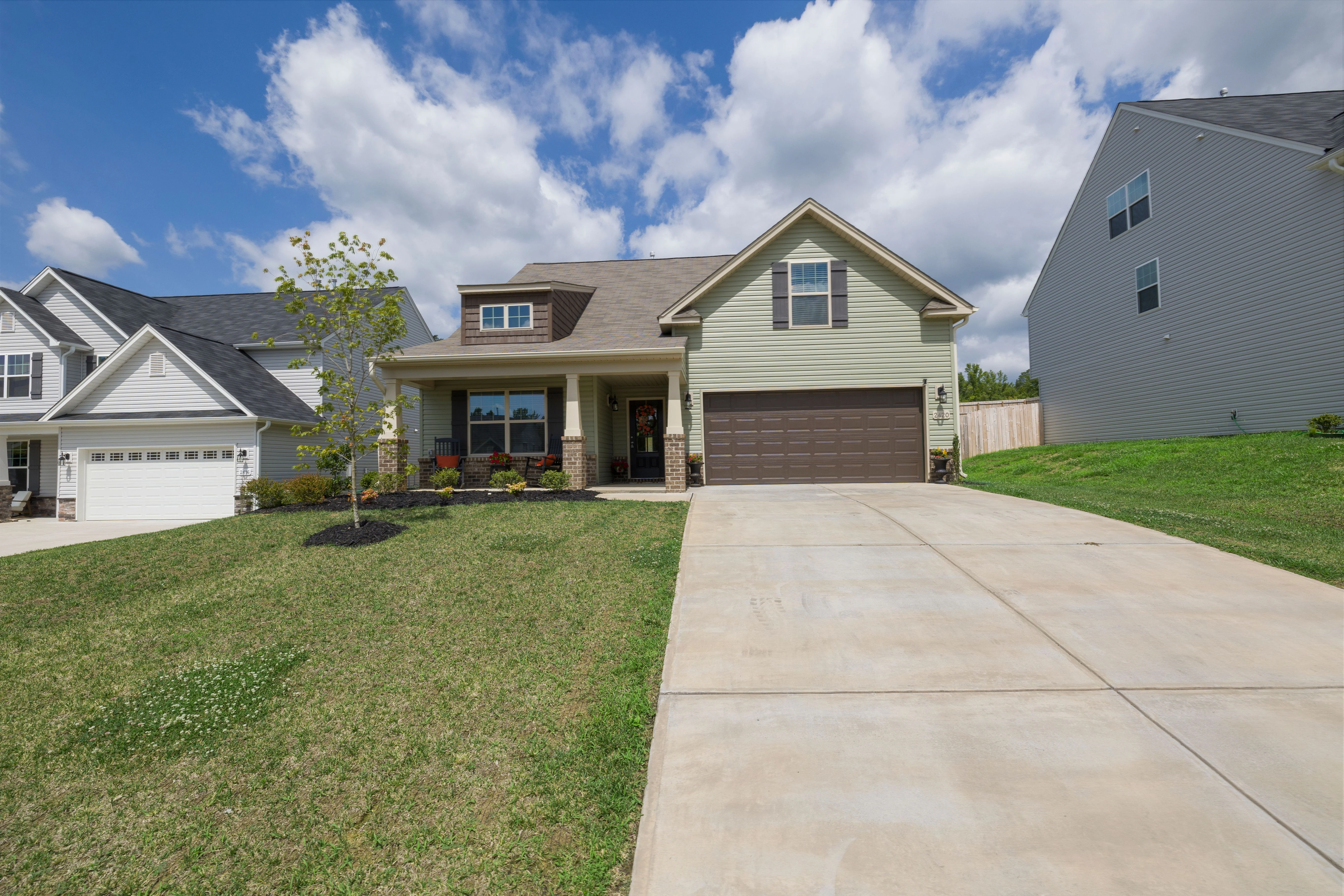 Residential garage door in West Pleasant View